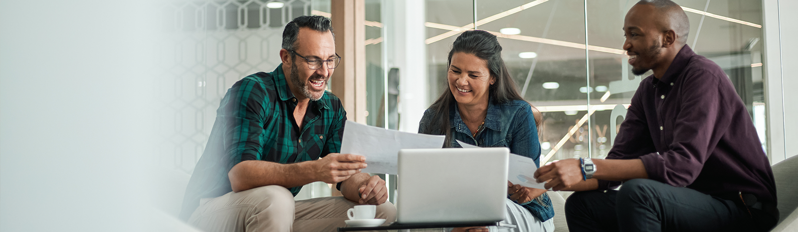 couple discussing options with financial advisor